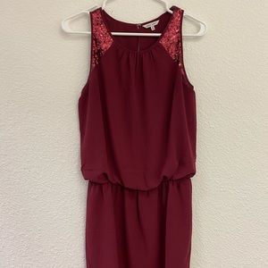 Maroon size small party dress